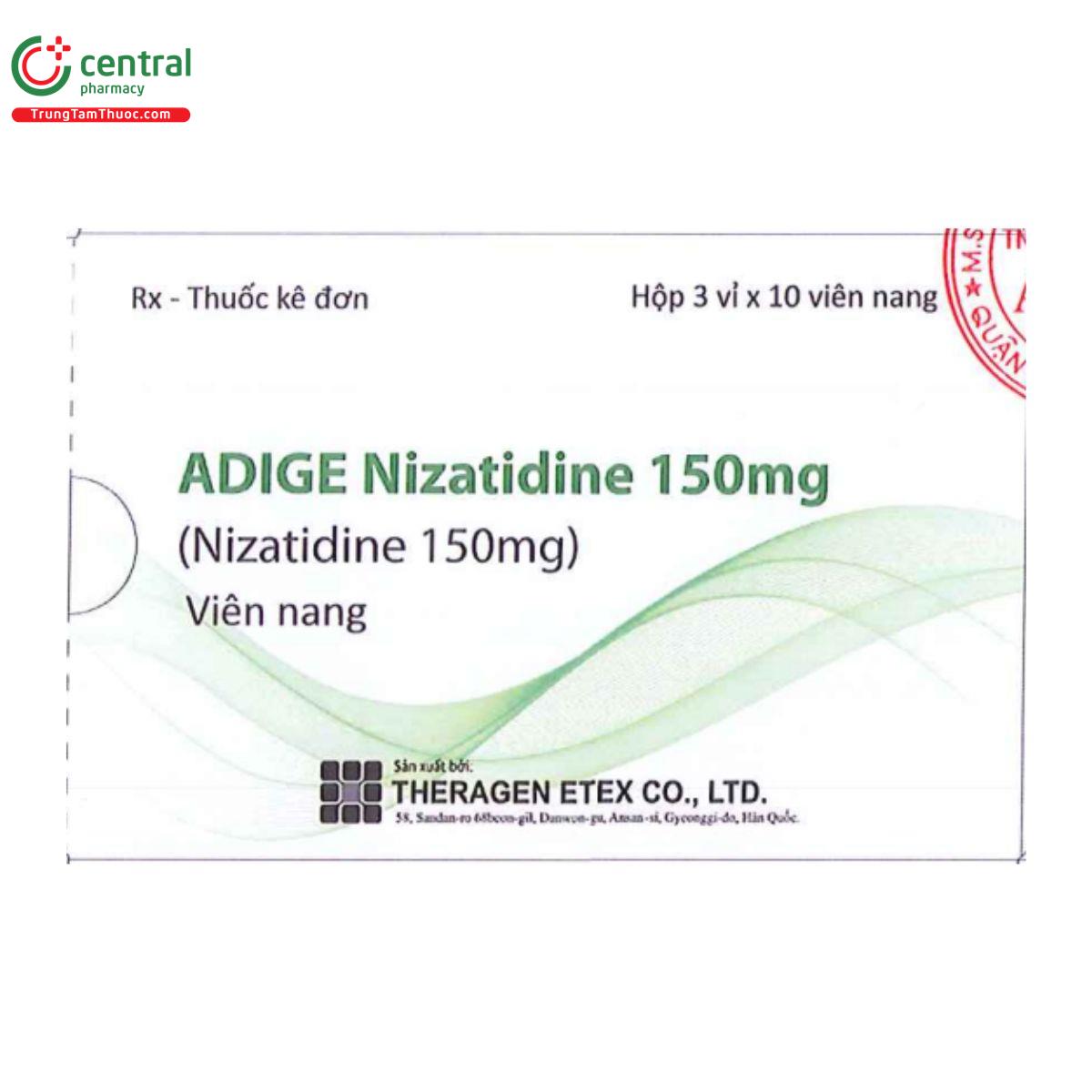 thuoc adige nizatidine 150 mg 1 N5754 thuoc adige nizatidine 150 mg 1 N5754
