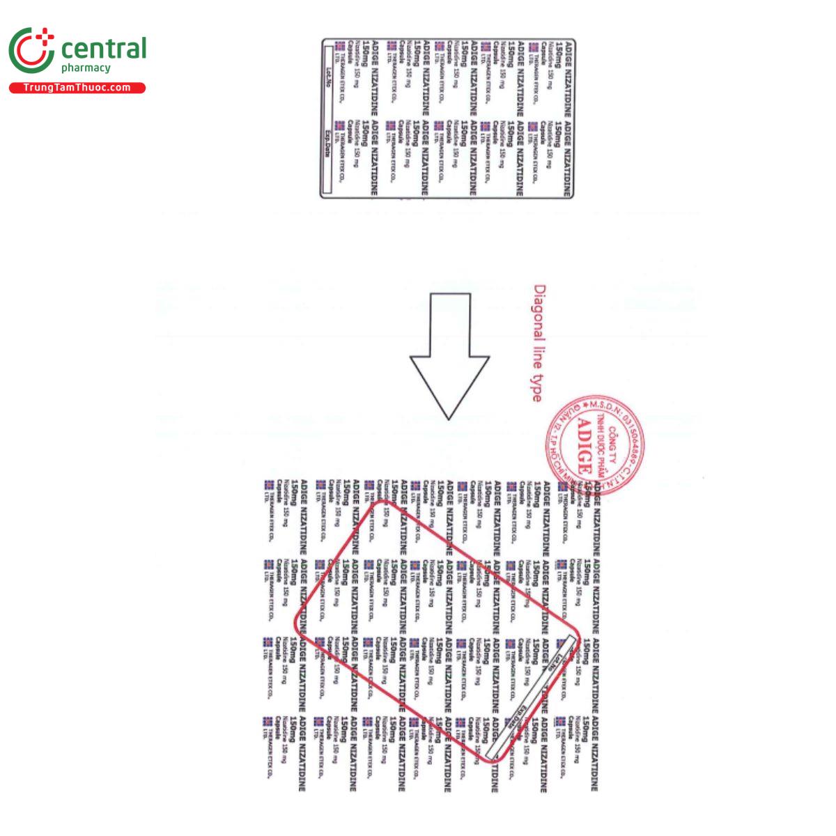thuoc adige nizatidine 150 mg 8 K4007 thuoc adige nizatidine 150 mg 8 K4007