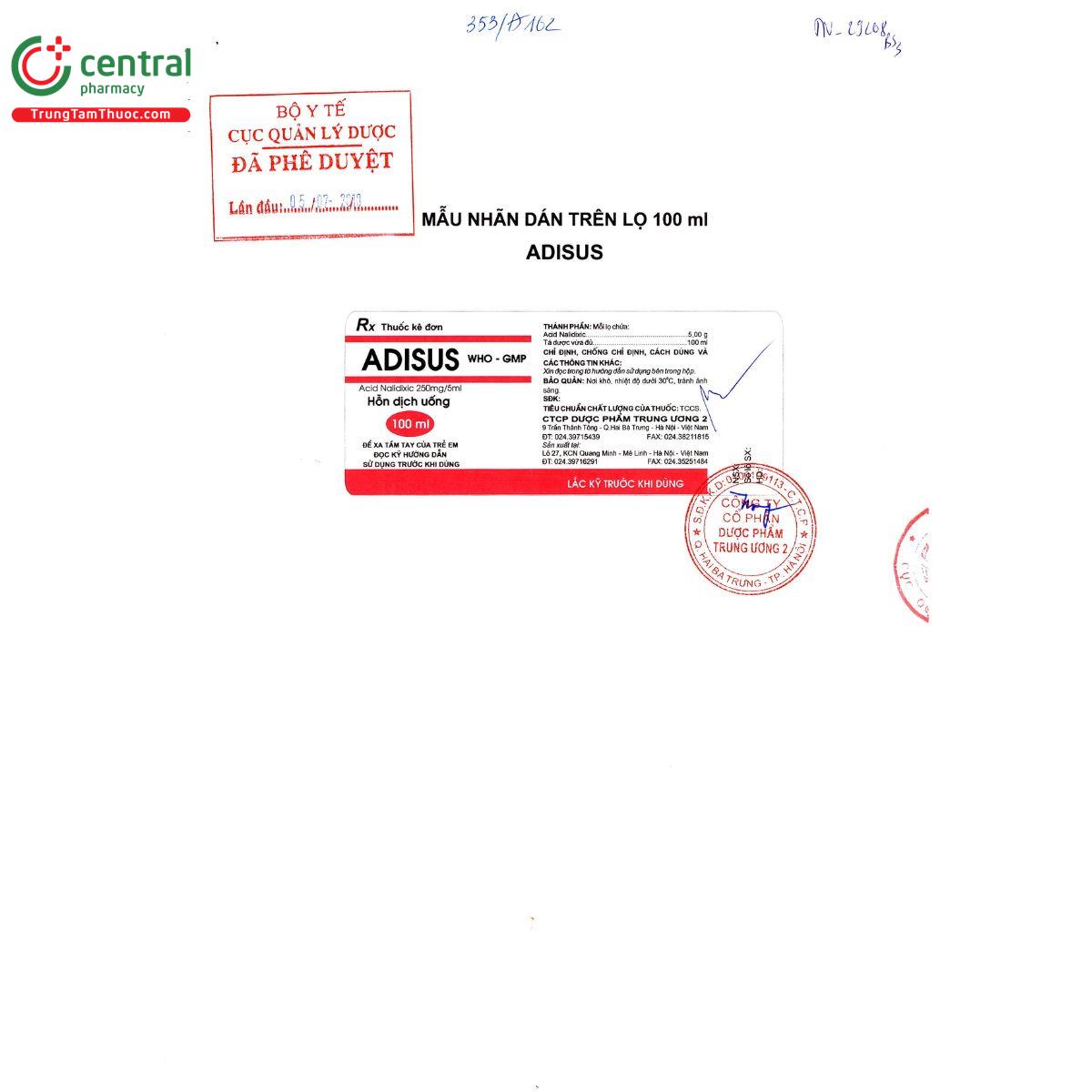 thuoc adisus 2 A0321 thuoc adisus 2 A0321