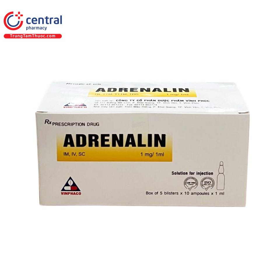 thuoc adrenalin 1mg 1ml 9 U8576