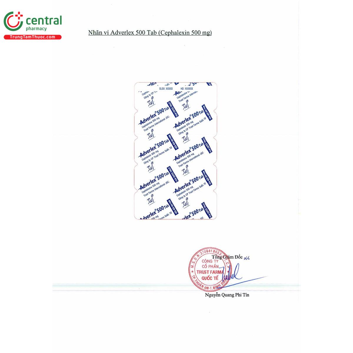 thuoc adverlex 500 tab 1 U8722
