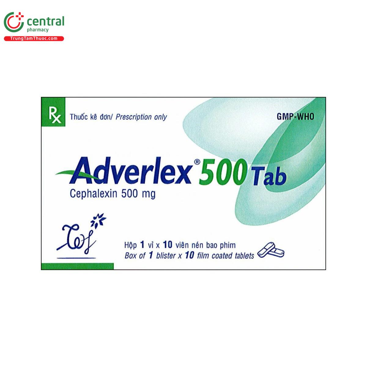 thuoc adverlex 500 tab P6571