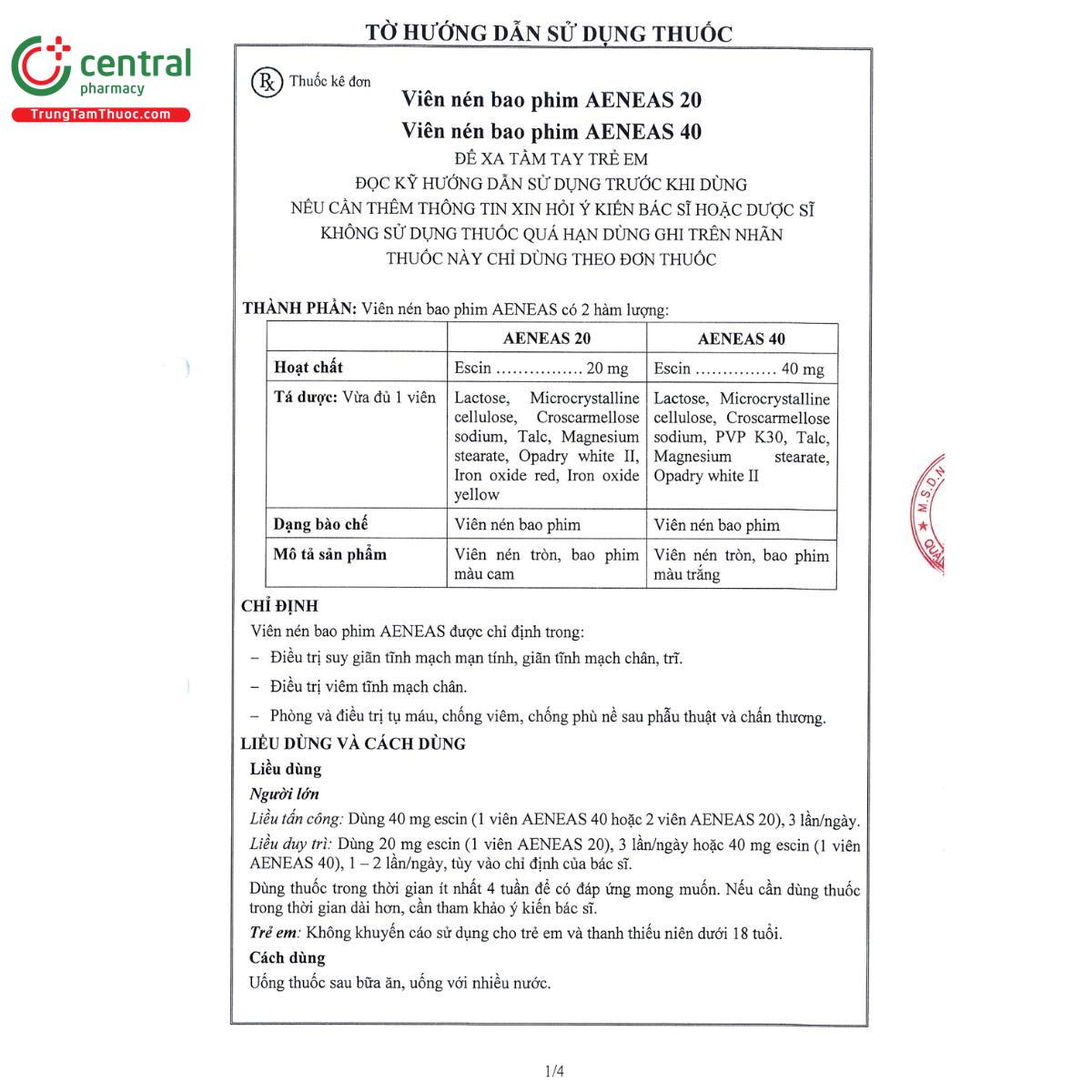 thuoc aeneas 40 10 T7816