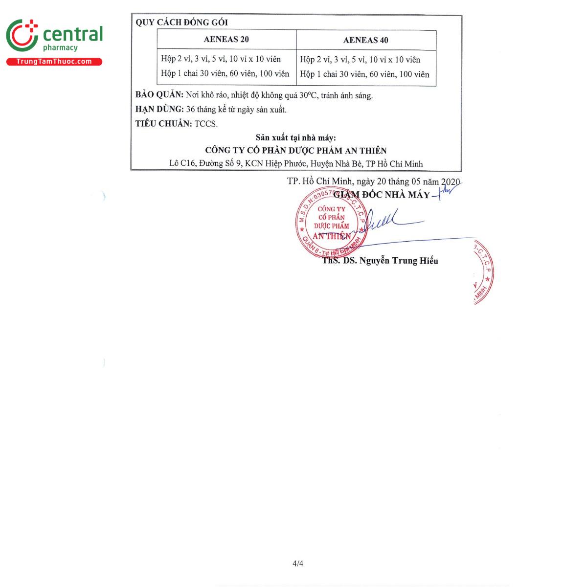 thuoc aeneas 40 13 A0874