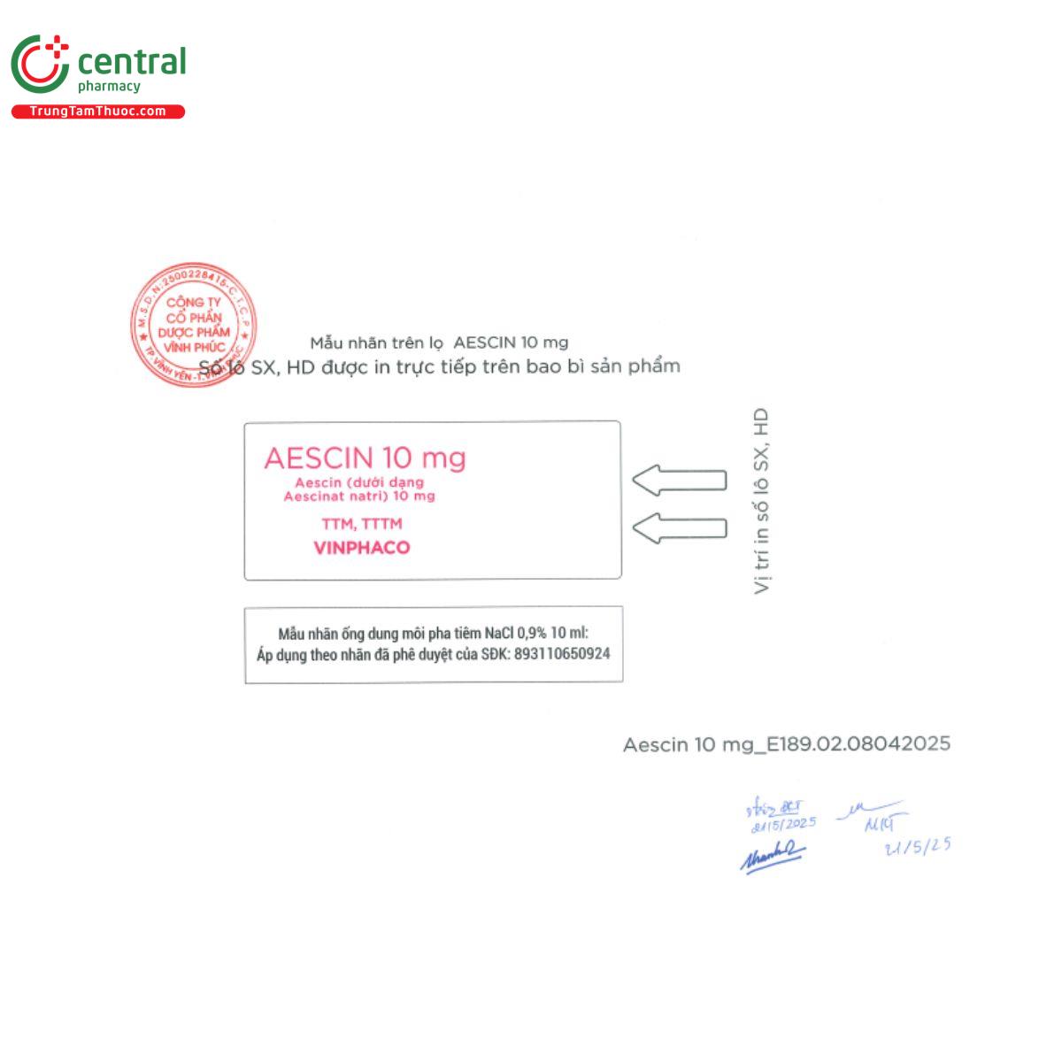 thuoc aescin 10 mg 7 Q6801