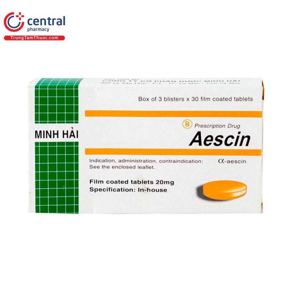 thuoc aescin 20 mg 3 C0810