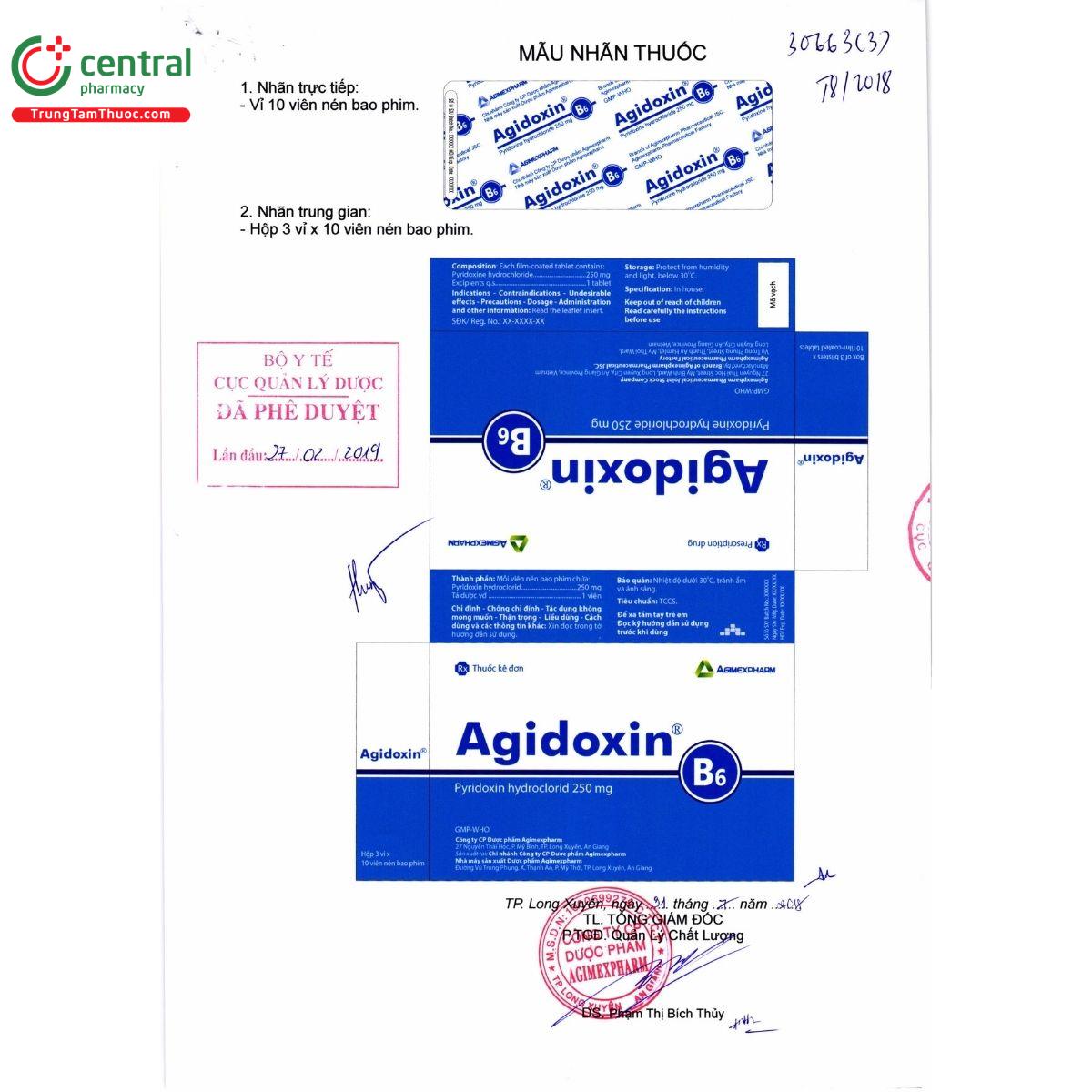 thuoc agidoxin 250mg 4 S7856 thuoc agidoxin 250mg 4 S7856