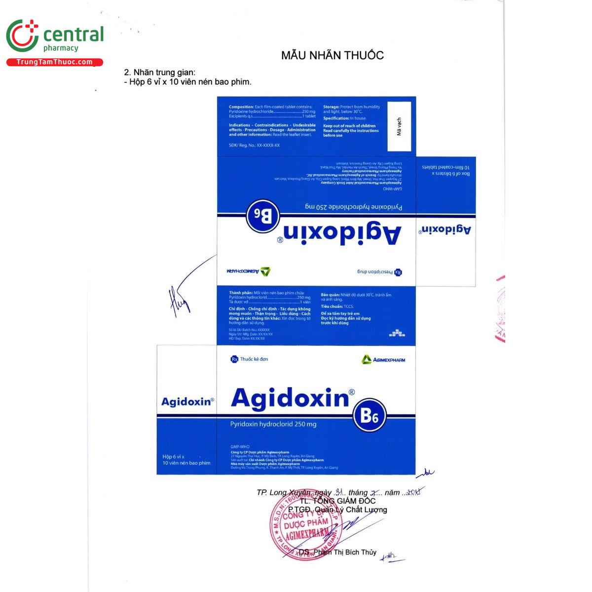 thuoc agidoxin 250mg 5 C1683 thuoc agidoxin 250mg 5 C1683