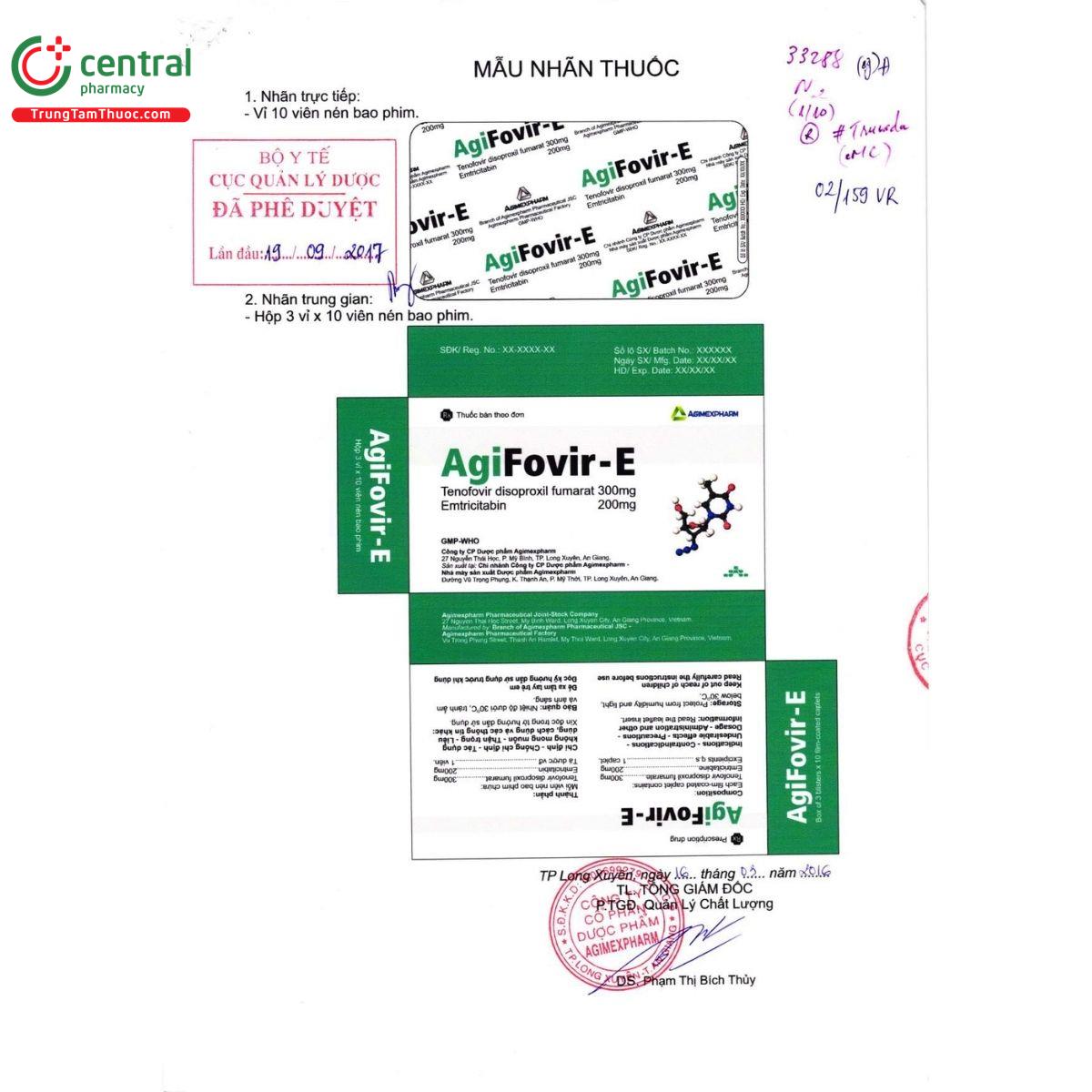thuoc agifovir e 6 K4442 thuoc agifovir e 6 K4442