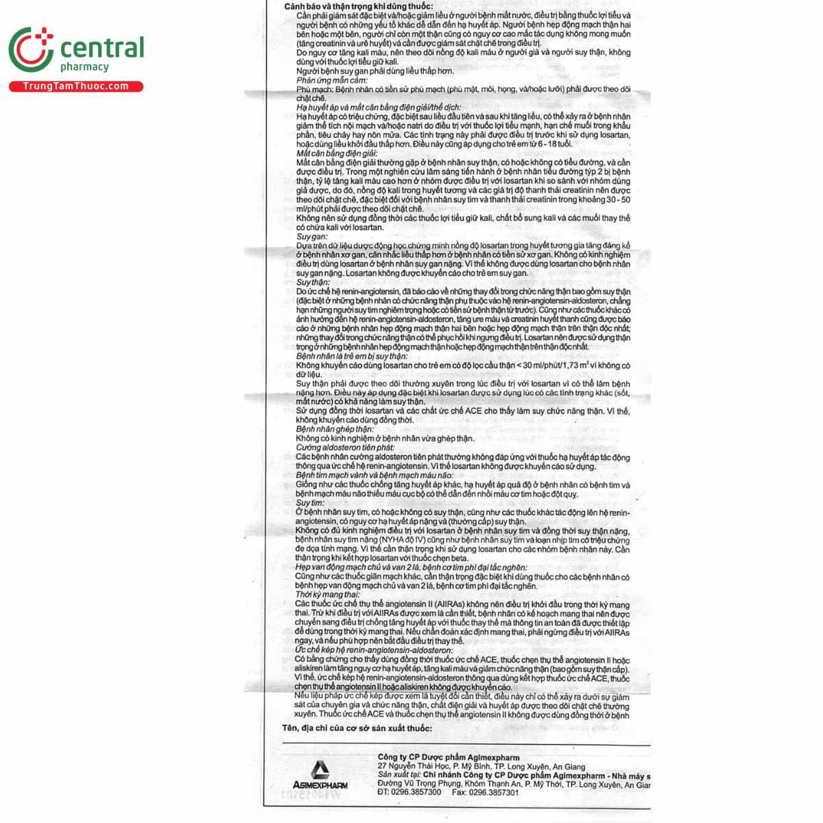 thuoc agilosart 100 7 C1014 thuoc agilosart 100 7 C1014