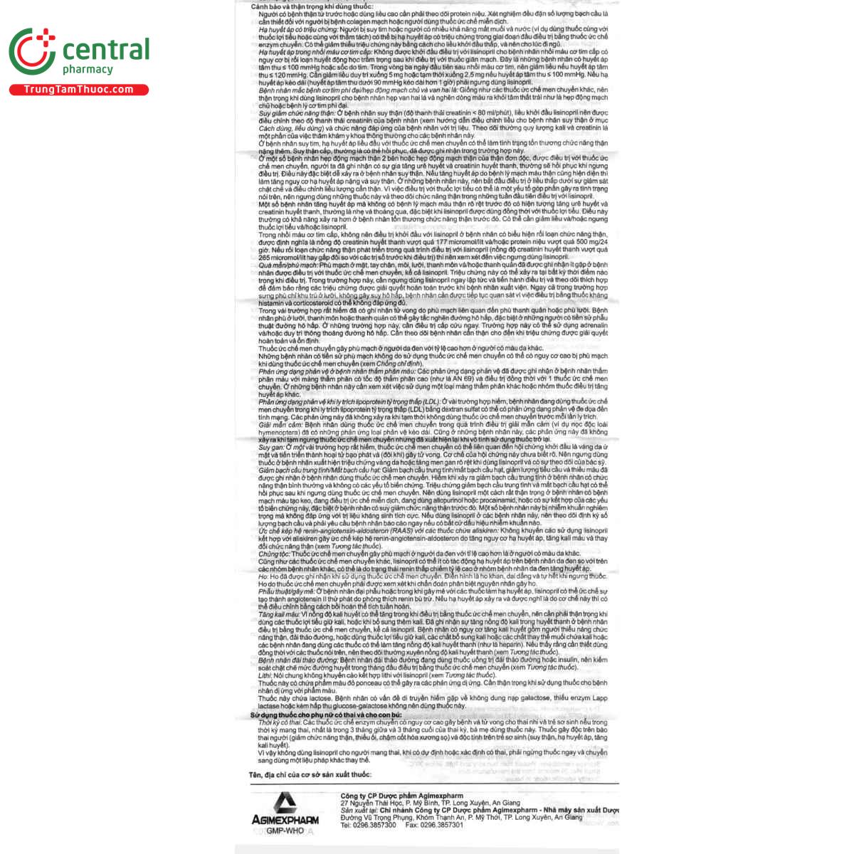 thuoc agimlisin 10 10 K4506 thuoc agimlisin 10 10 K4506