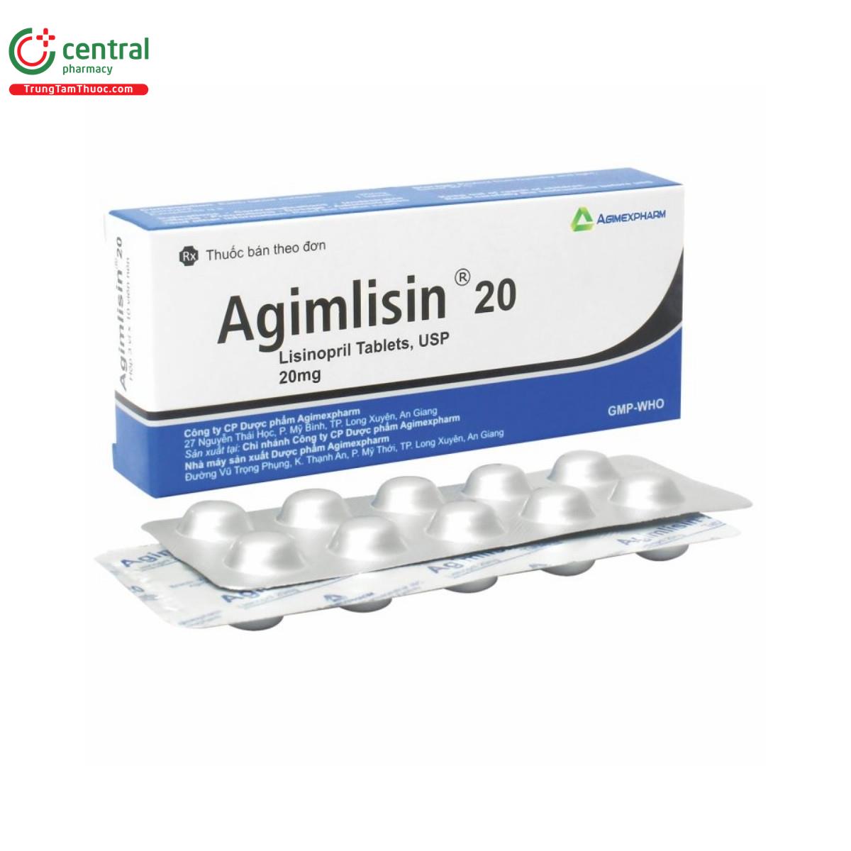 thuoc agimlisin 20 1 B0664