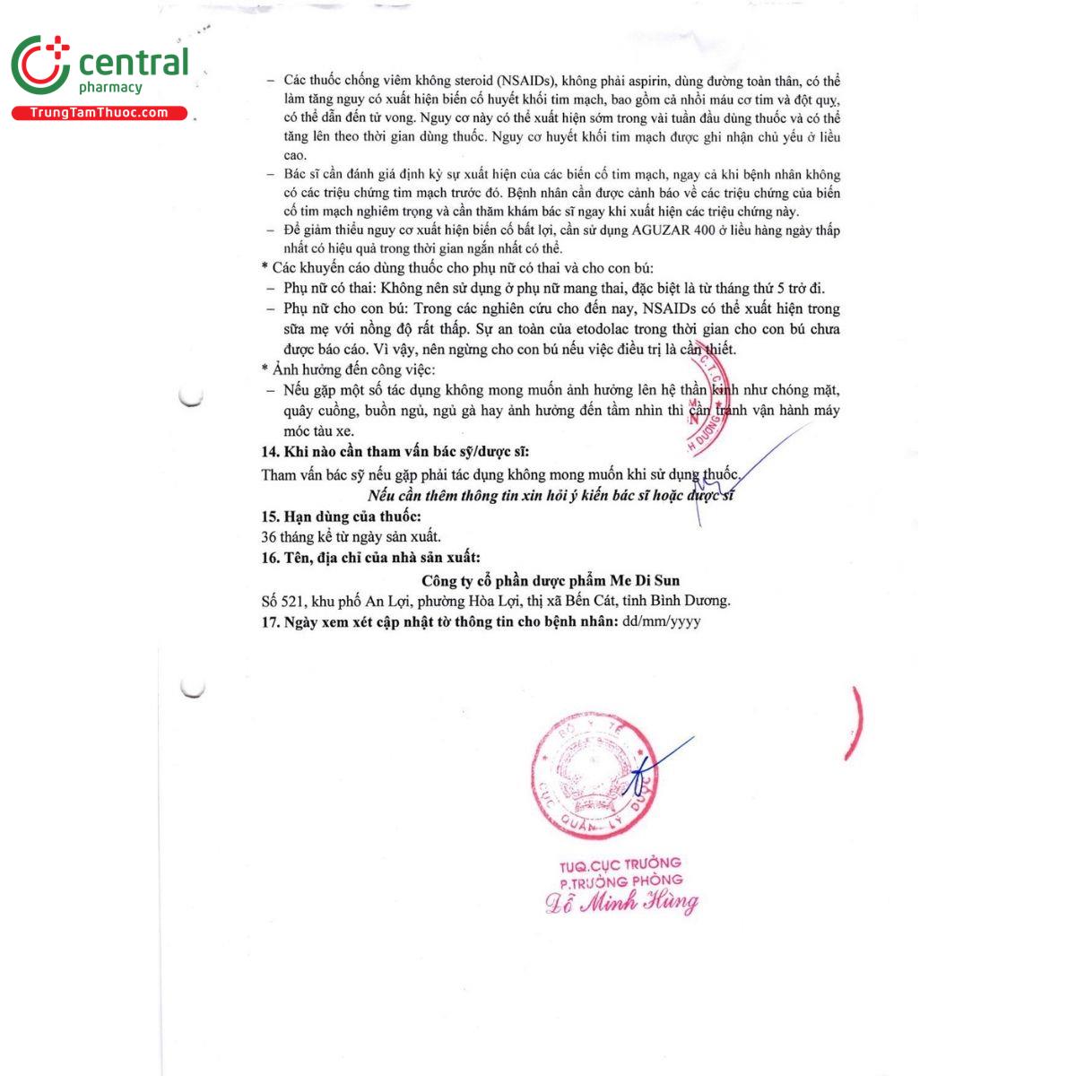thuoc aguzar 400 11 R7537 thuoc aguzar 400 11 R7537