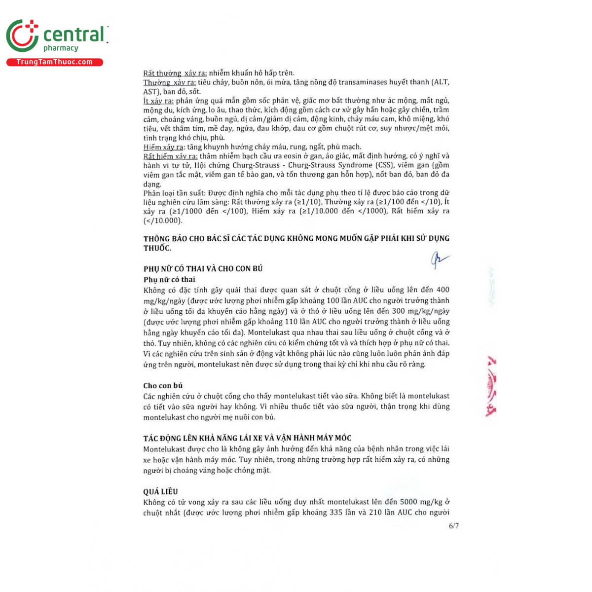 thuoc airlukast 4 7 T7861 thuoc airlukast 4 7 T7861