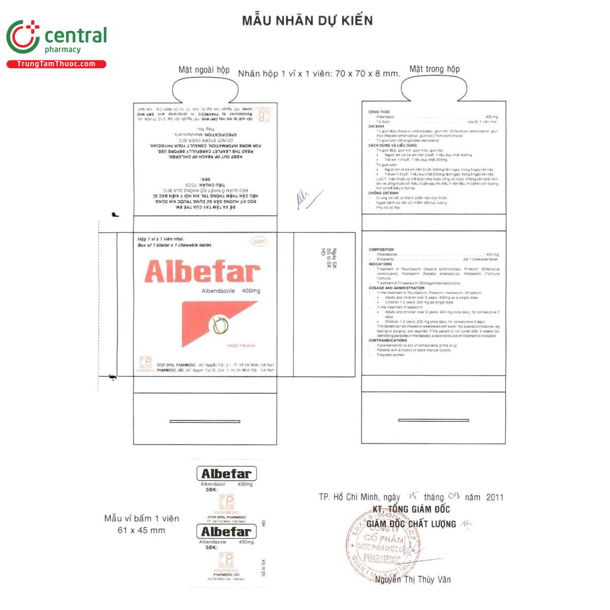 thuoc albefar 400mg 6 O6338 thuoc albefar 400mg 6 O6338