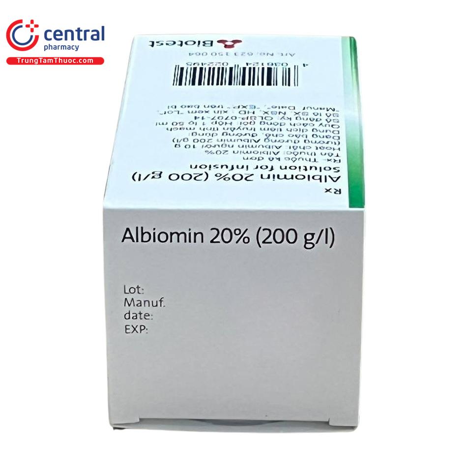 thuoc albiomin 20 50 ml 5 U8005