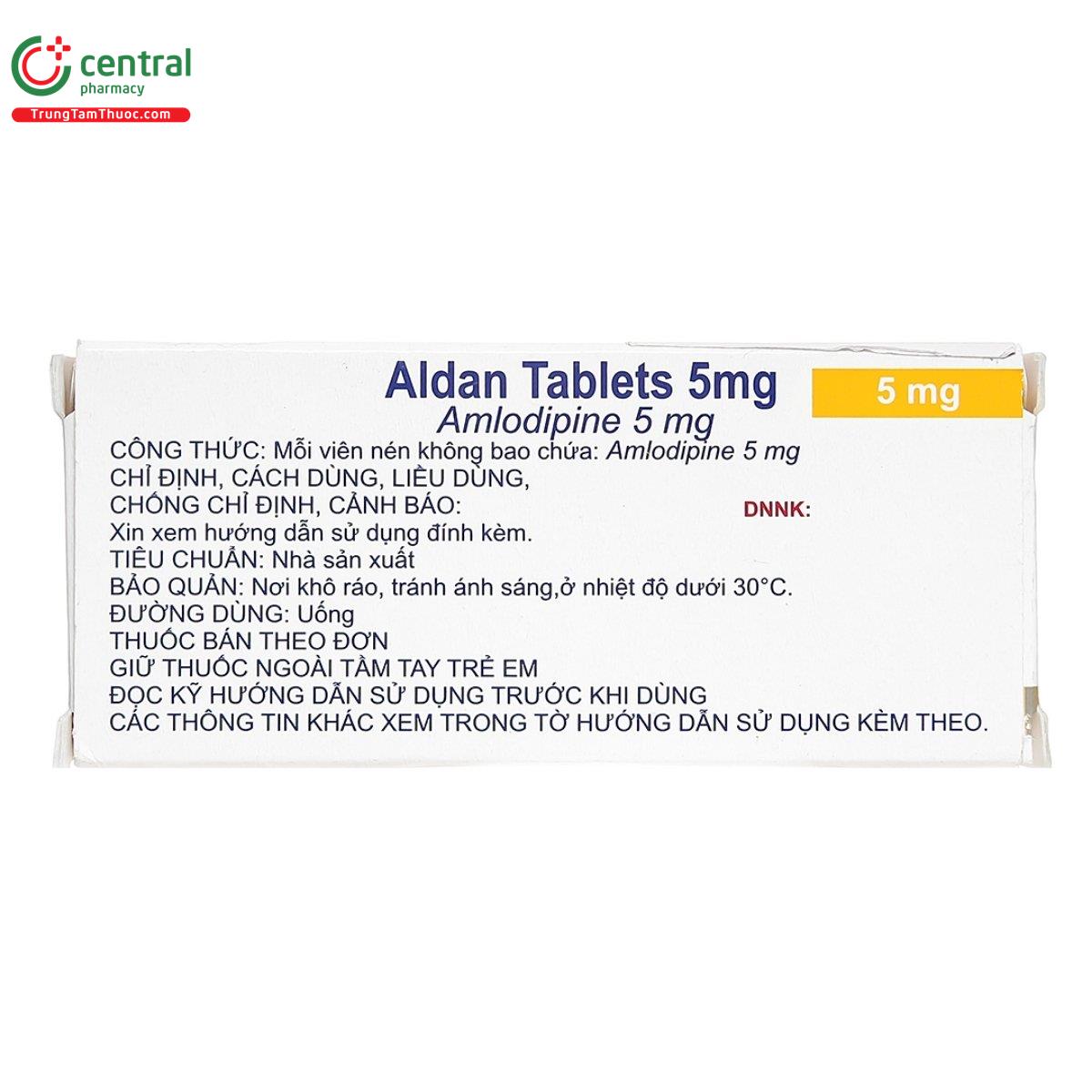 thuoc aldan tablets 5mg 2 A0210 thuoc aldan tablets 5mg 2 A0210