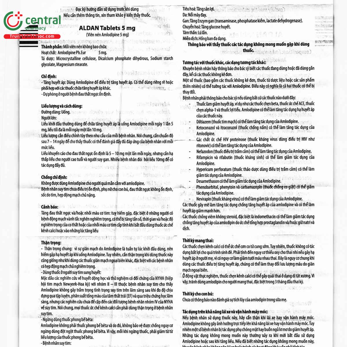 thuoc aldan tablets 5mg 5 U8551 thuoc aldan tablets 5mg 5 U8551