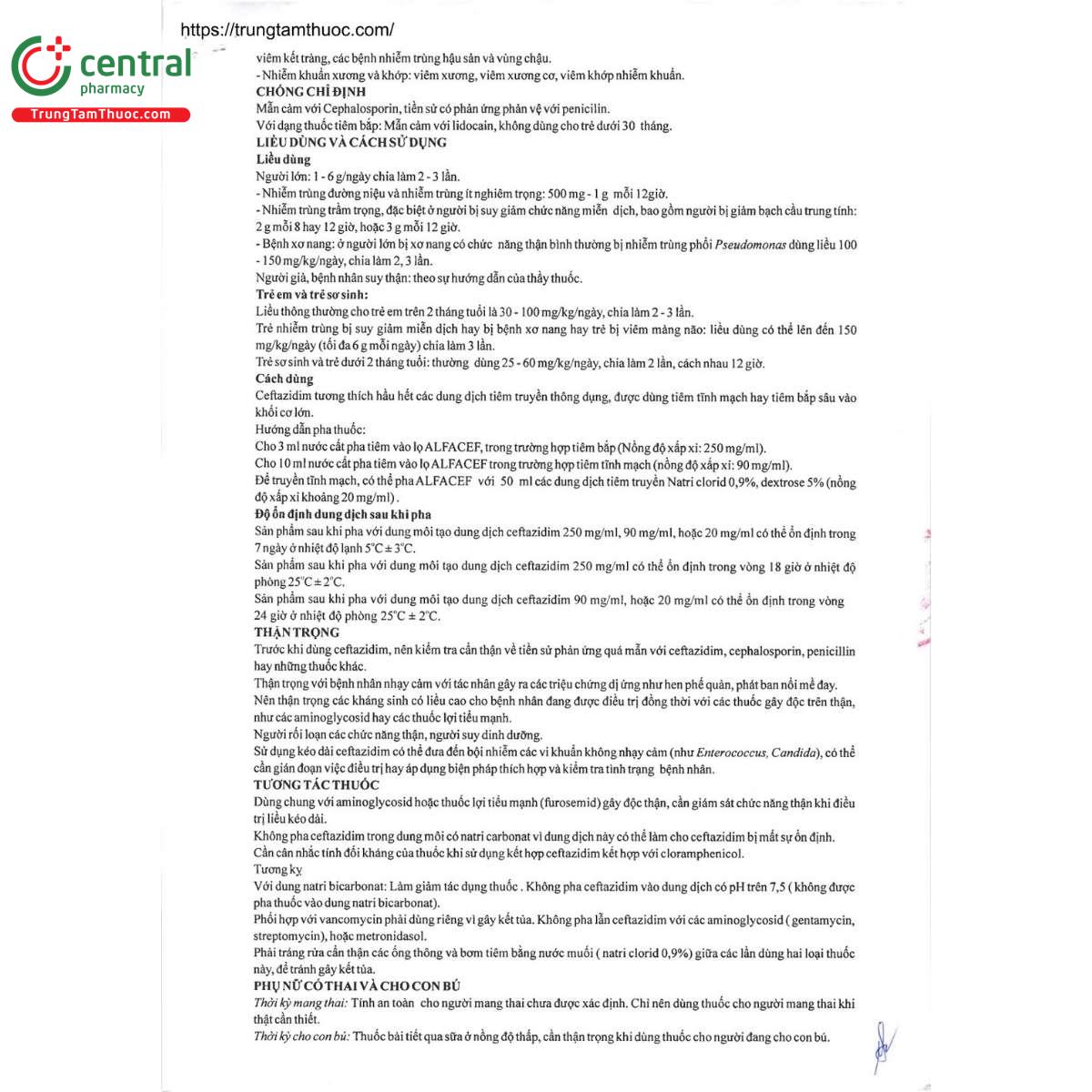 thuoc alfacef 1g 6 N5050 thuoc alfacef 1g 6 N5050