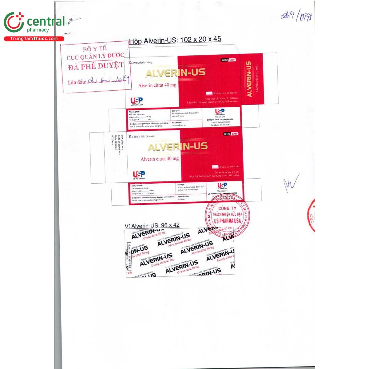thuoc alverin us 40mg 3 V8427 thuoc alverin us 40mg 3 V8427