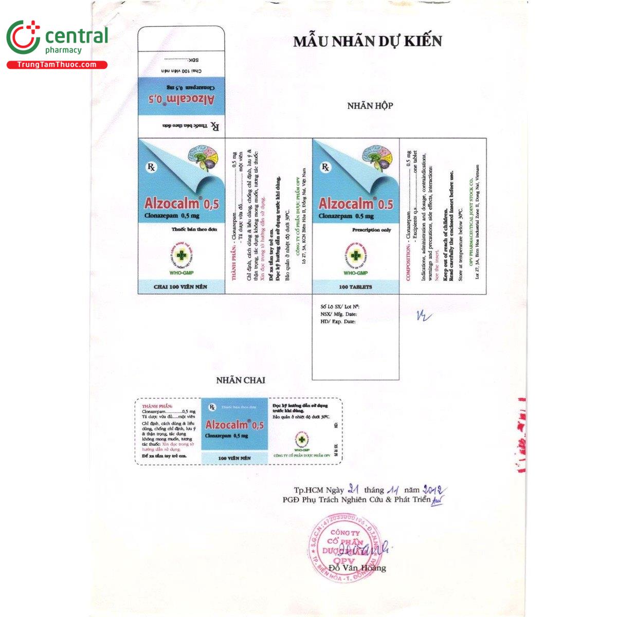 thuoc alzocalm 05 3 T7402