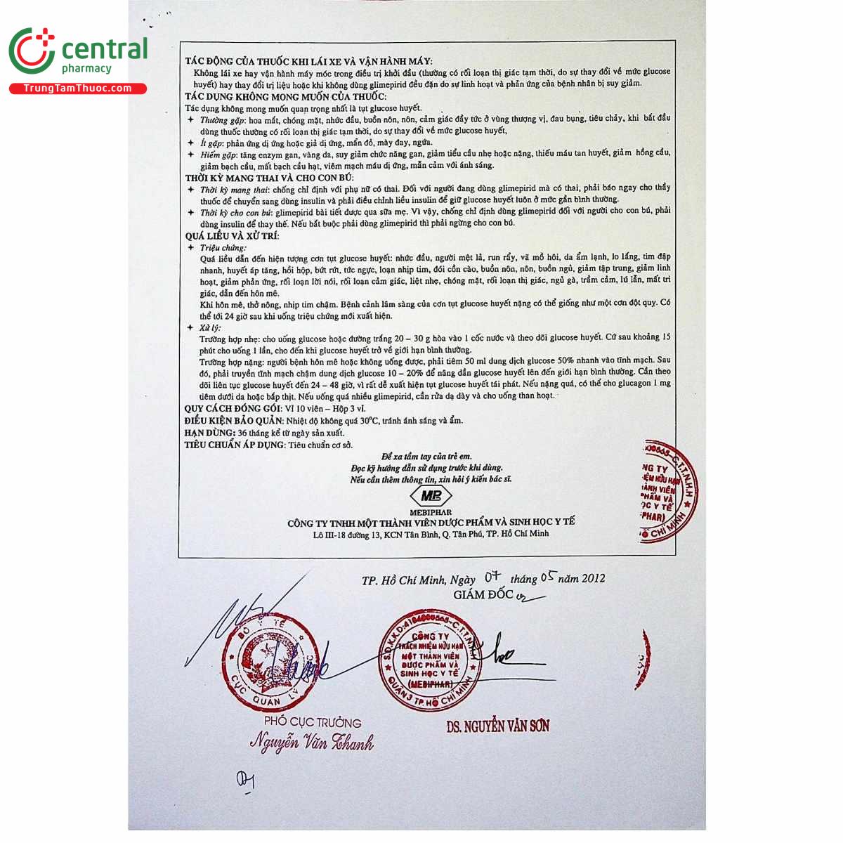 thuoc amapirid 2mg 6 L4741 thuoc amapirid 2mg 6 L4741