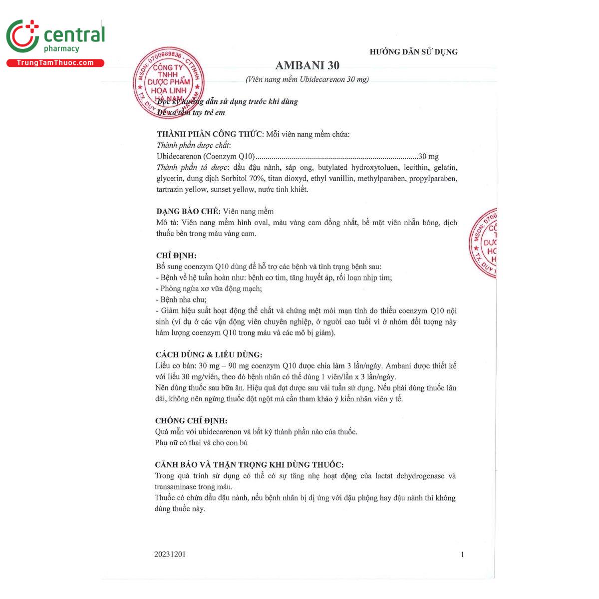 thuoc ambani 30 3 H3684 thuoc ambani 30 3 H3684