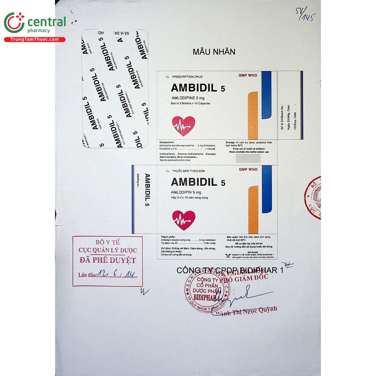 thuoc ambidil 5 8 E2703 thuoc ambidil 5 8 E2703
