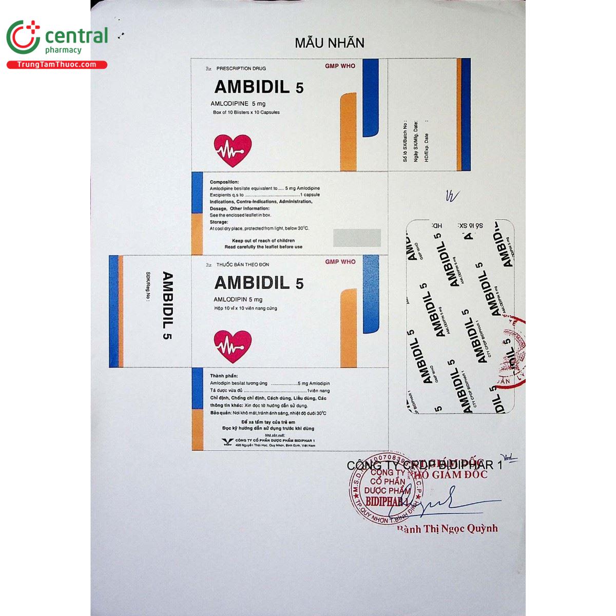 thuoc ambidil 5 9 D1725 thuoc ambidil 5 9 D1725