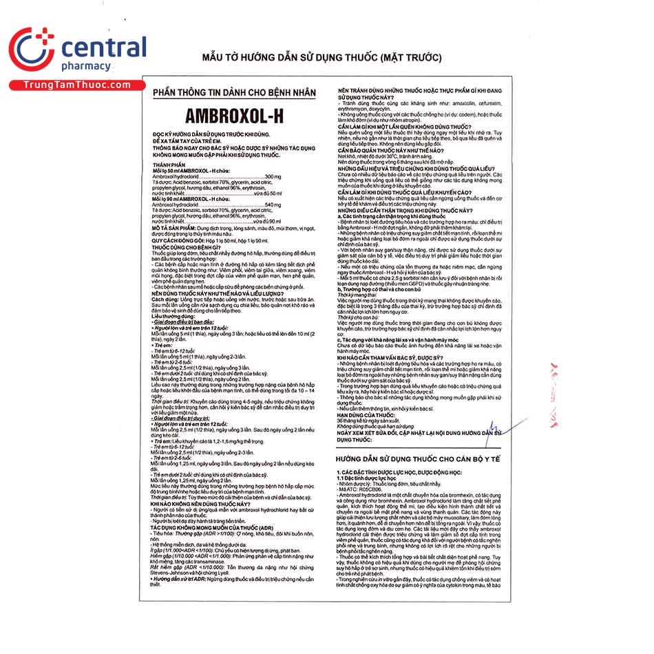 thuoc ambroxol h 9 S7663