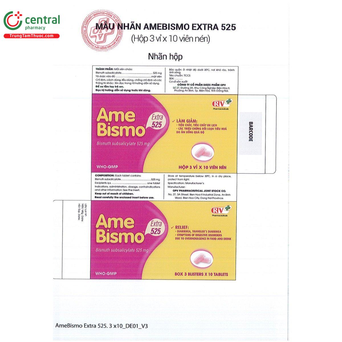 thuoc amebismo extra 525mg 1 U8247 thuoc amebismo extra 525mg 1 U8247