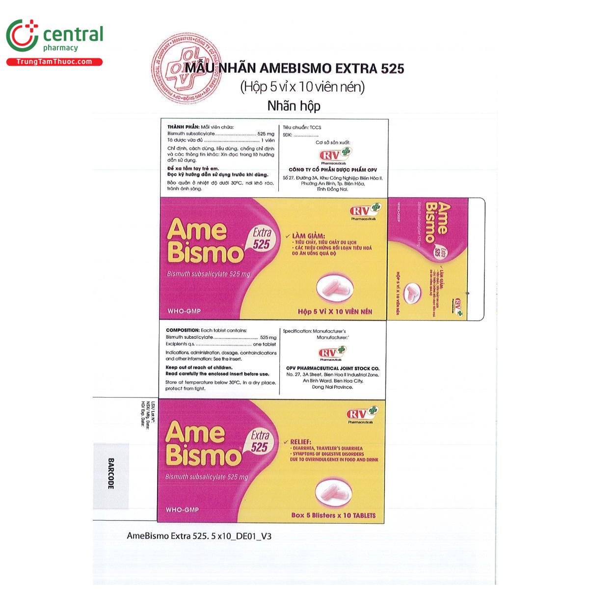 thuoc amebismo extra 525mg 2 M5608 thuoc amebismo extra 525mg 2 M5608