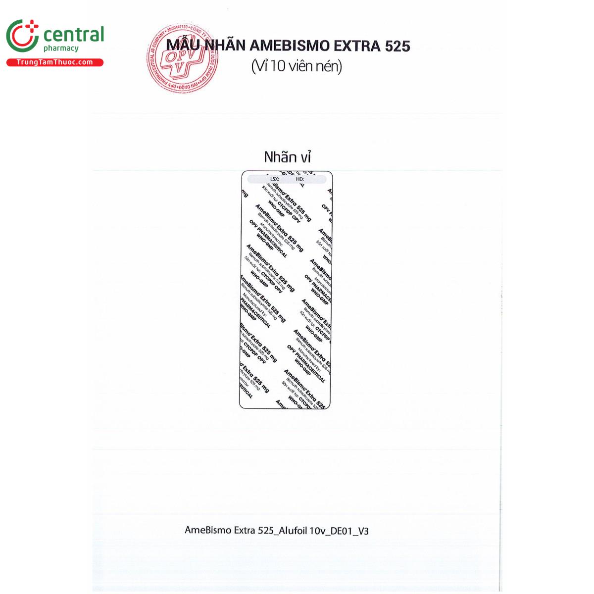 thuoc amebismo extra 525mg 3 T7335 thuoc amebismo extra 525mg 3 T7335