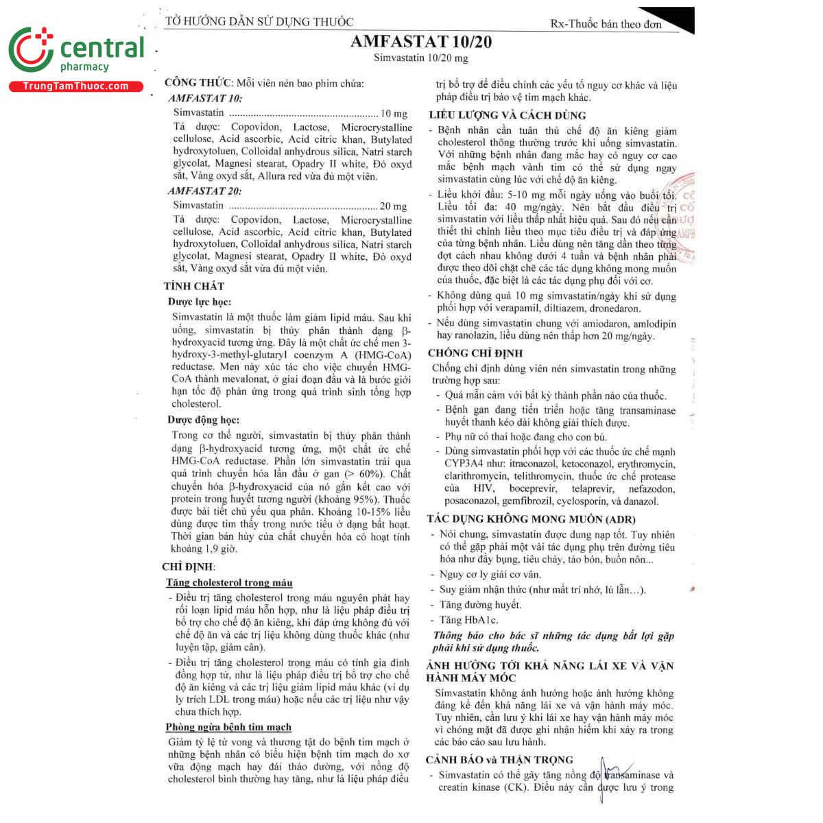 thuoc amfastat 10 5 N5655 thuoc amfastat 10 5 N5655