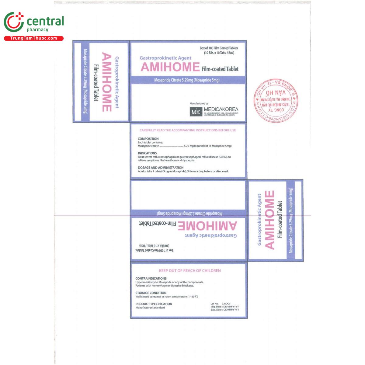 thuoc amihome tablet 5mg 4 I3510