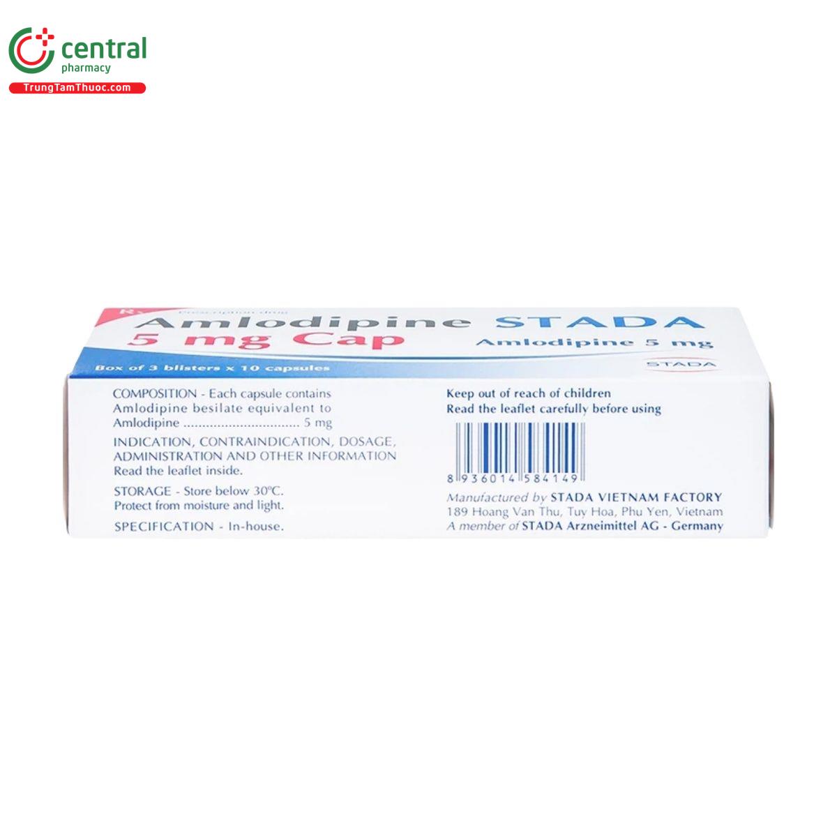 thuoc amlodipine stada 5mg cap 5 I3024 thuoc amlodipine stada 5mg cap 5 I3024