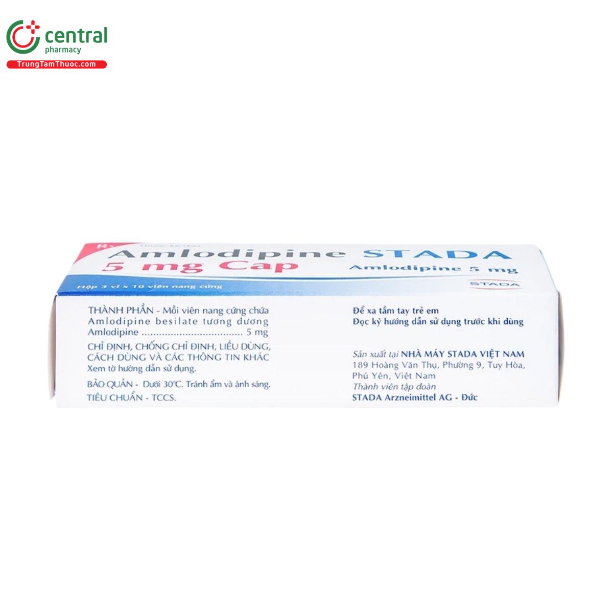 thuoc amlodipine stada 5mg cap 6 B0387 thuoc amlodipine stada 5mg cap 6 B0387