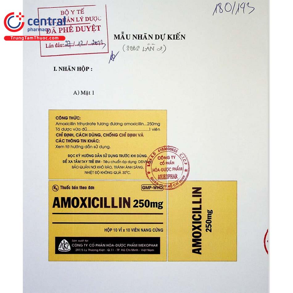 thuoc amoxicillin 250mg mekophar 12 H2146