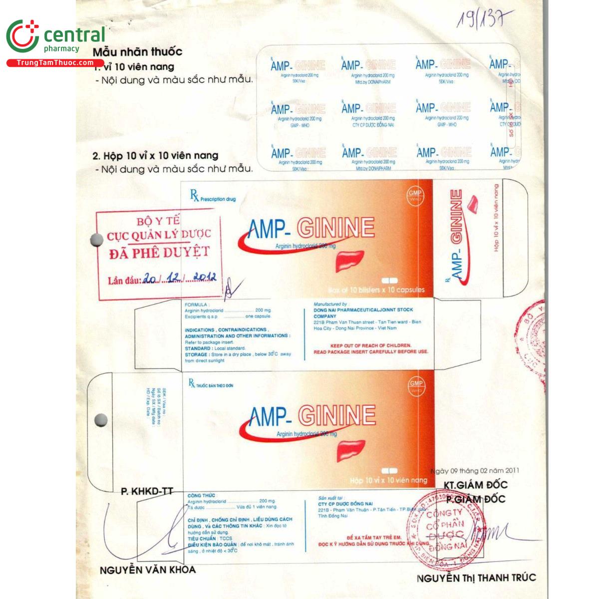 thuoc amp ginine 200mg 2 P6414 thuoc amp ginine 200mg 2 P6414