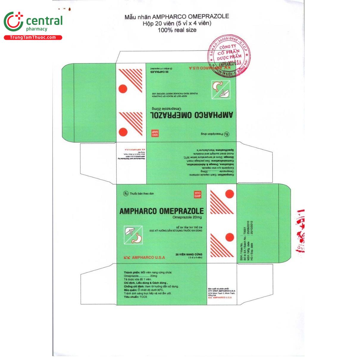 thuoc ampharco omeprazole 4 U8643 thuoc ampharco omeprazole 4 U8643