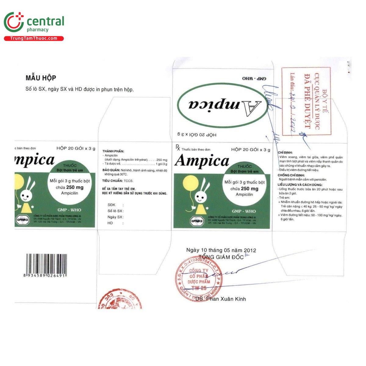 thuoc ampica 250mg 2 J4672 thuoc ampica 250mg 2 J4672
