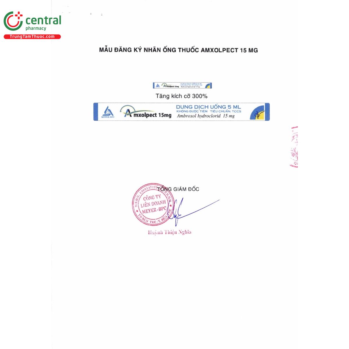thuoc amxolpect 15mg 5 P6366 thuoc amxolpect 15mg 5 P6366