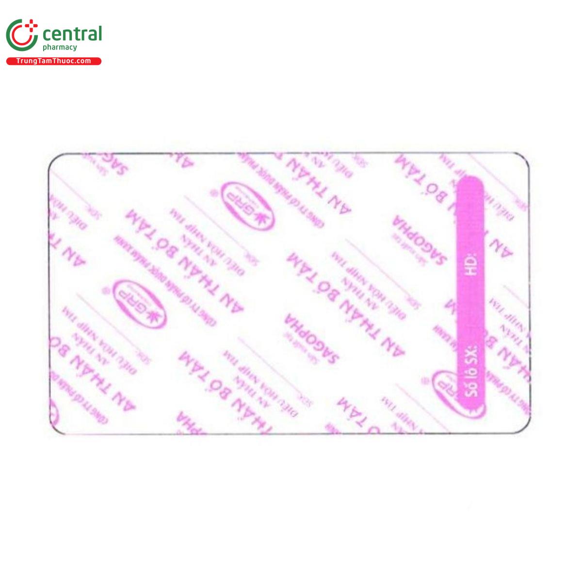 thuoc an than bo tam grp 3 H3501 thuoc an than bo tam grp 3 H3501