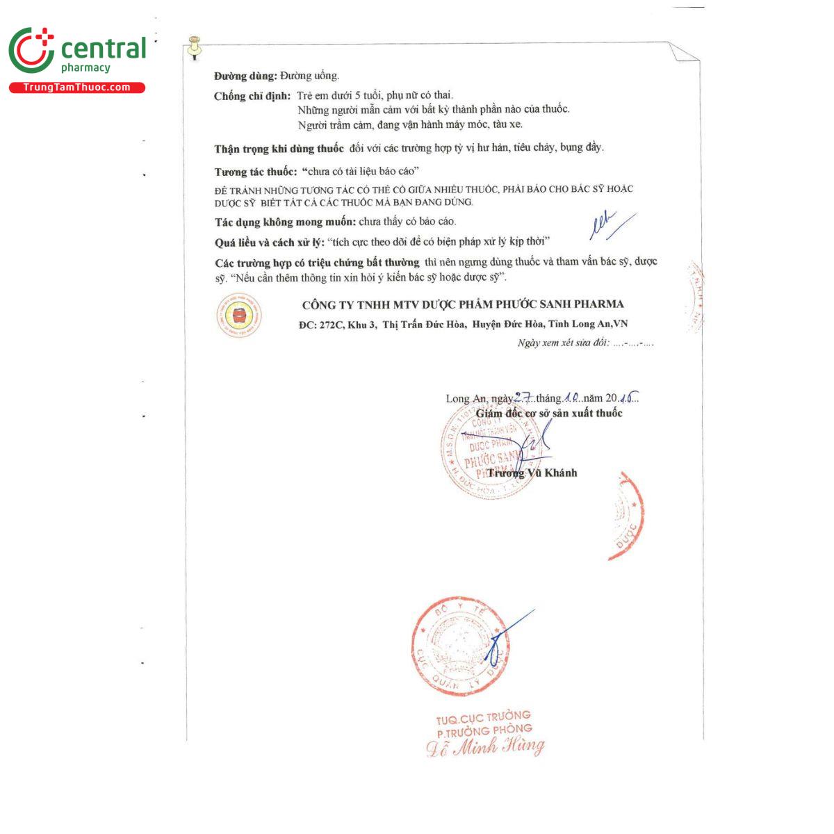 thuoc an than bo tam phuoc sanh pharma 10 C0782 thuoc an than bo tam phuoc sanh pharma 10 C0782