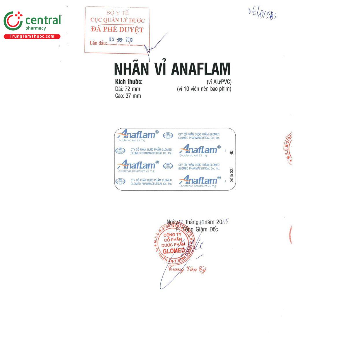 thuoc anaflam 25mg glomed 3 G2711
