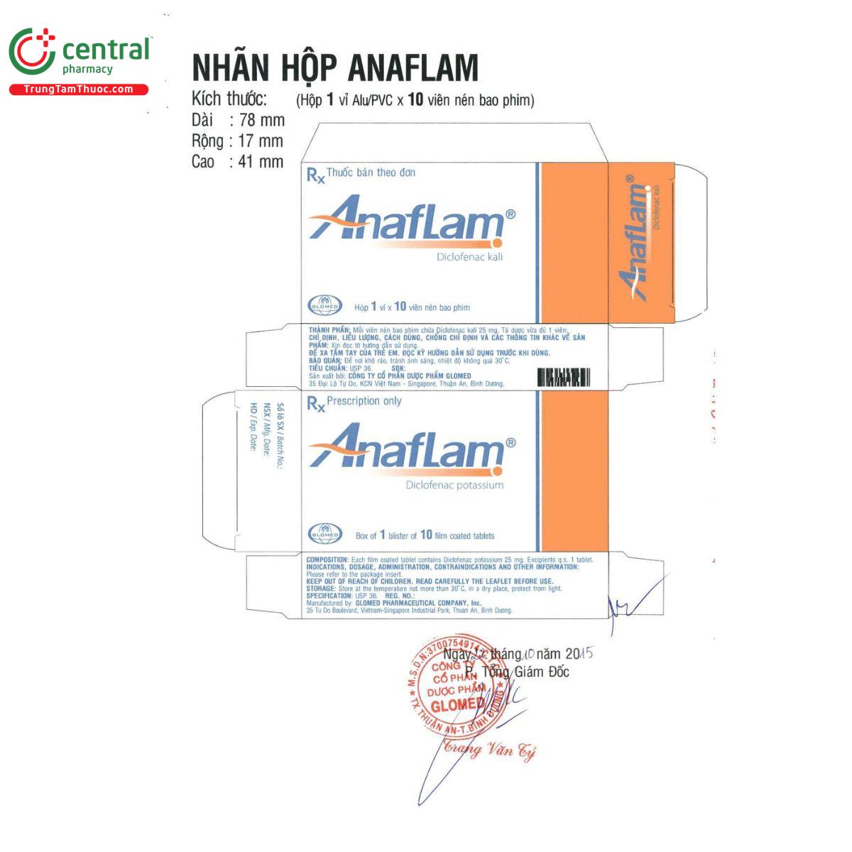 thuoc anaflam 25mg glomed 4 B0063