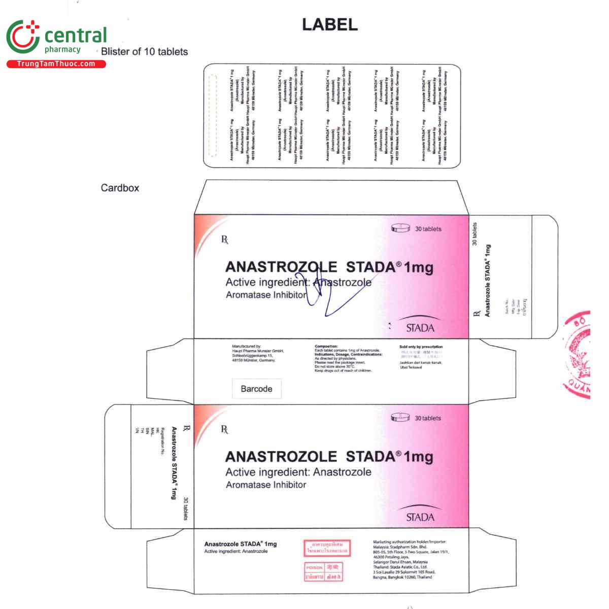 thuoc anastrozole stada 1mg 3 O5288