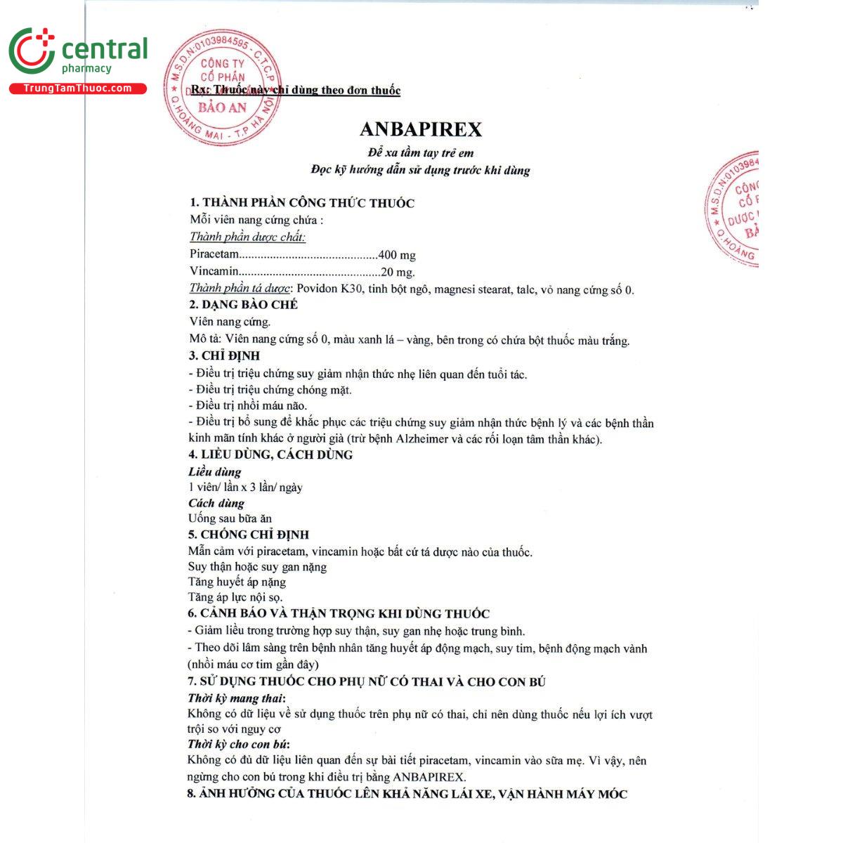 thuoc anbapirex 400mg 20mg 5 K4768