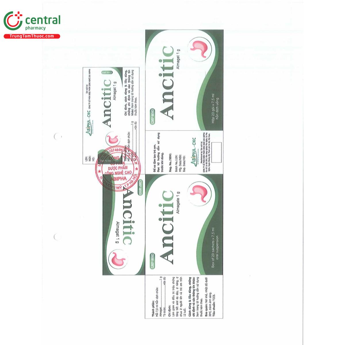 thuoc ancitic 1g 75ml 2 O6415 thuoc ancitic 1g 75ml 2 O6415