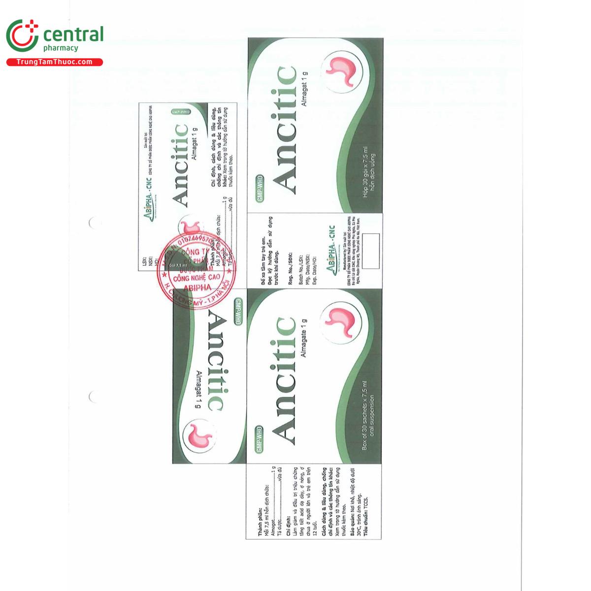 thuoc ancitic 1g 75ml 3 V8152 thuoc ancitic 1g 75ml 3 V8152